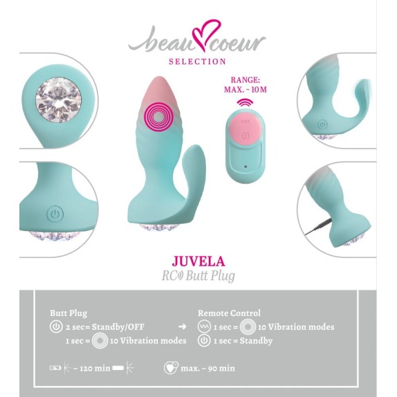 copy of PLUG ANALE VIBRANTE CON GIOIELLO E TELECOMANDO JUVELA