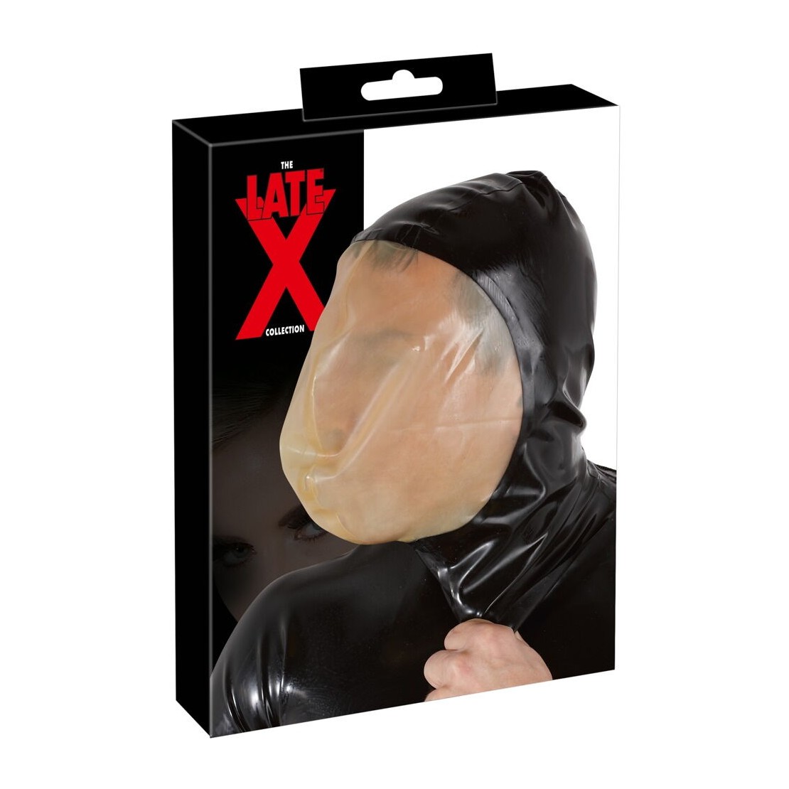 CAPPUCCIO IN LATEX CON SOFFOCAMENTO PER GIOCHI...