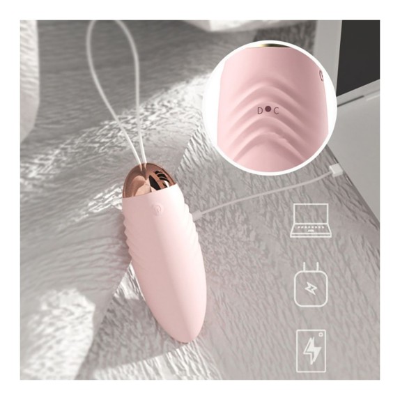 OVETTO VAGINALE CON FORTI VIBRAZIONI RISCALDANTE WIRELESS 07