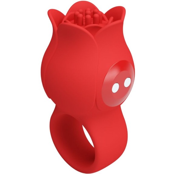 VIBRATORE DA DITO A FORMA DI ROSA CON 10 MODALITA' DI VIBRAZIONE RICARICABILE JAE