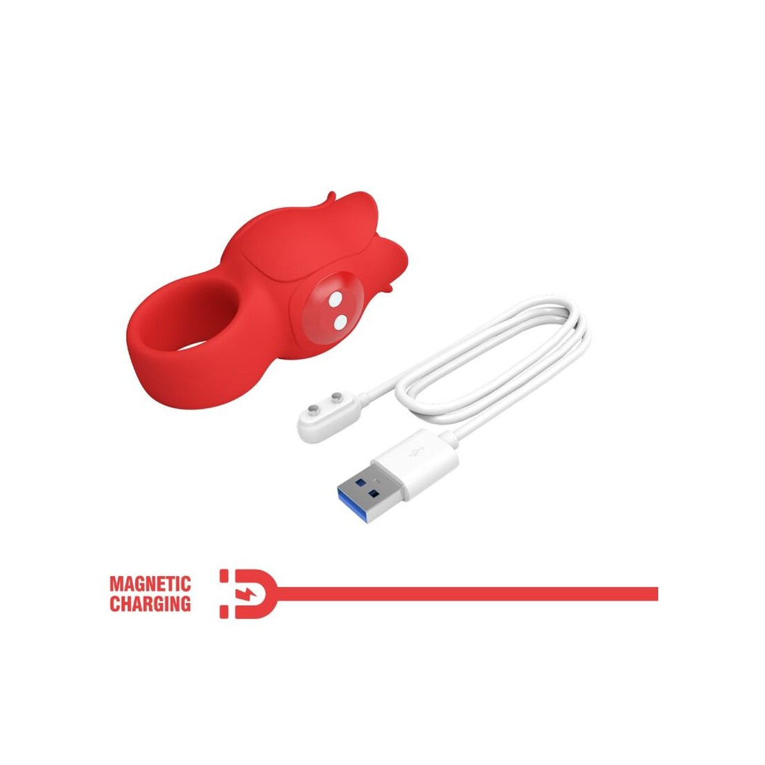 VIBRATORE DA DITO A FORMA DI ROSA CON 10...