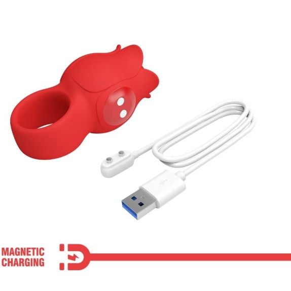 VIBRATORE DA DITO A FORMA DI ROSA CON 10 MODALITA' DI VIBRAZIONE RICARICABILE JAE