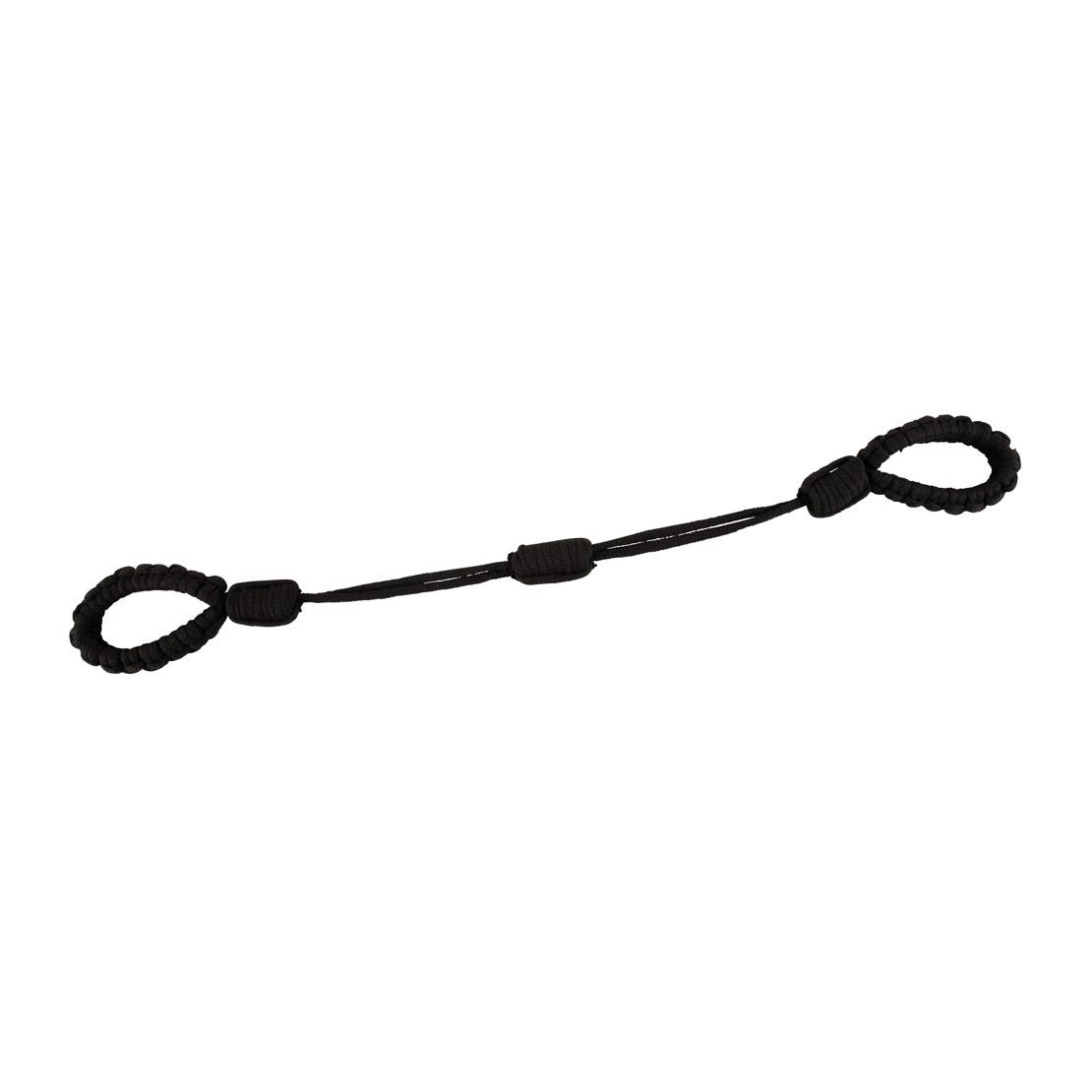 MANETTE IN CORDA NERA IN STILE SHIBARI...