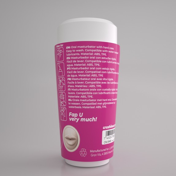 MASTURBATORE PER UOMO A FORMA DI BOCCA FAPPUCCINO SWEET KISS