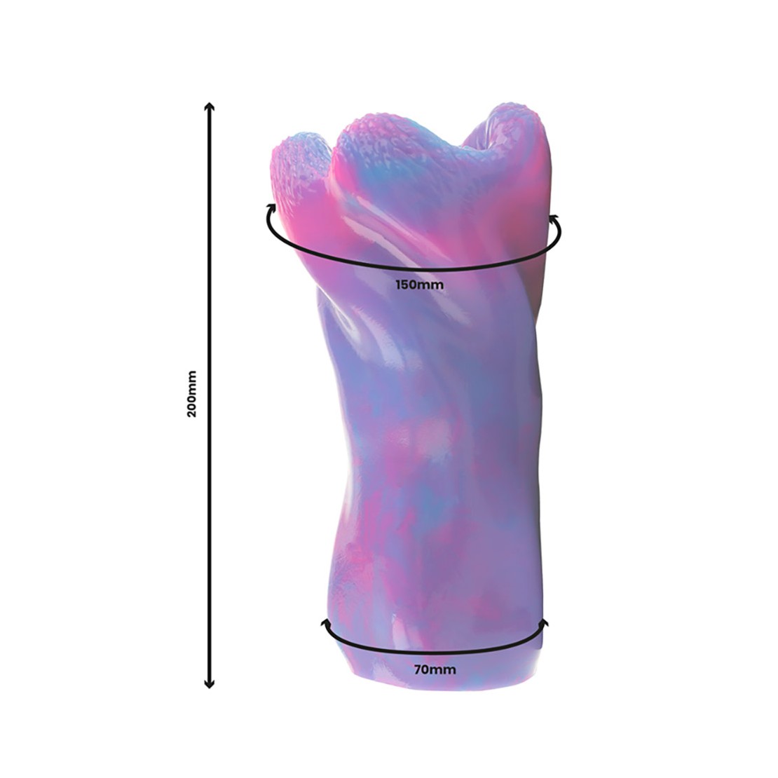 MASTURBATORE PER UOMO IN SILICONE MORBIDO CON...