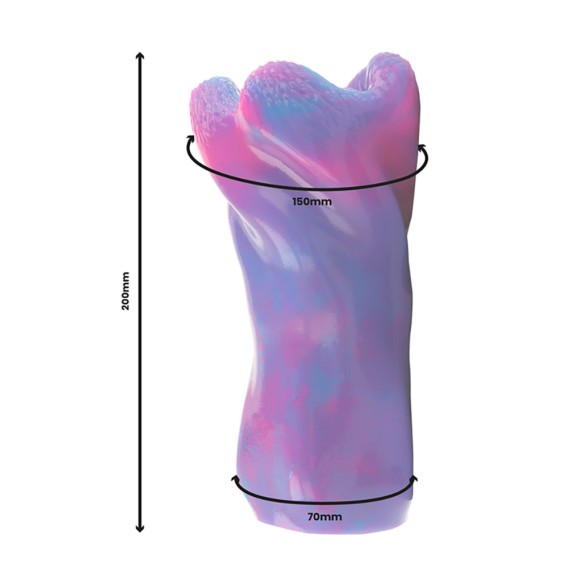 MASTURBATORE PER UOMO IN SILICONE MORBIDO CON TEXTURE INTERNA E FORMA FANTASIOSA