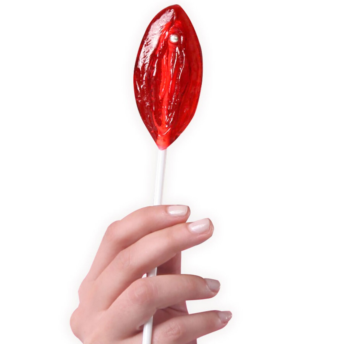 LECCA LECCA ALLA FRAGOLA FORMA DI VAGINA ROSSA...