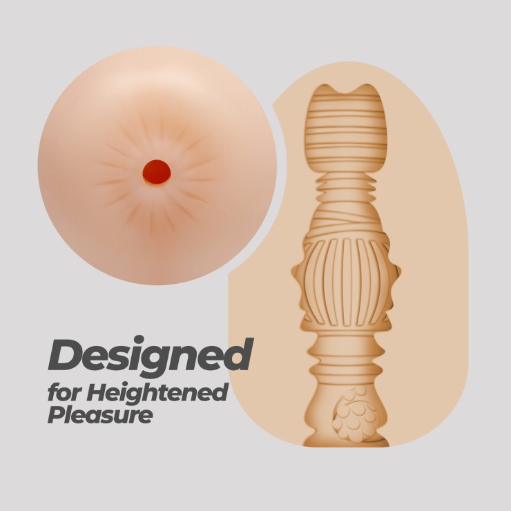OVETTO MASTURBATORE THE EZY EGG A FORMA DI ANO REALISTICO 2
