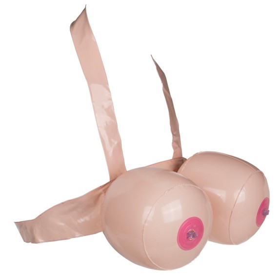 SENO GONFIABILE DA INDOSSARE PER SFIDE DIVERTENTI GADGET SCHERZOSO