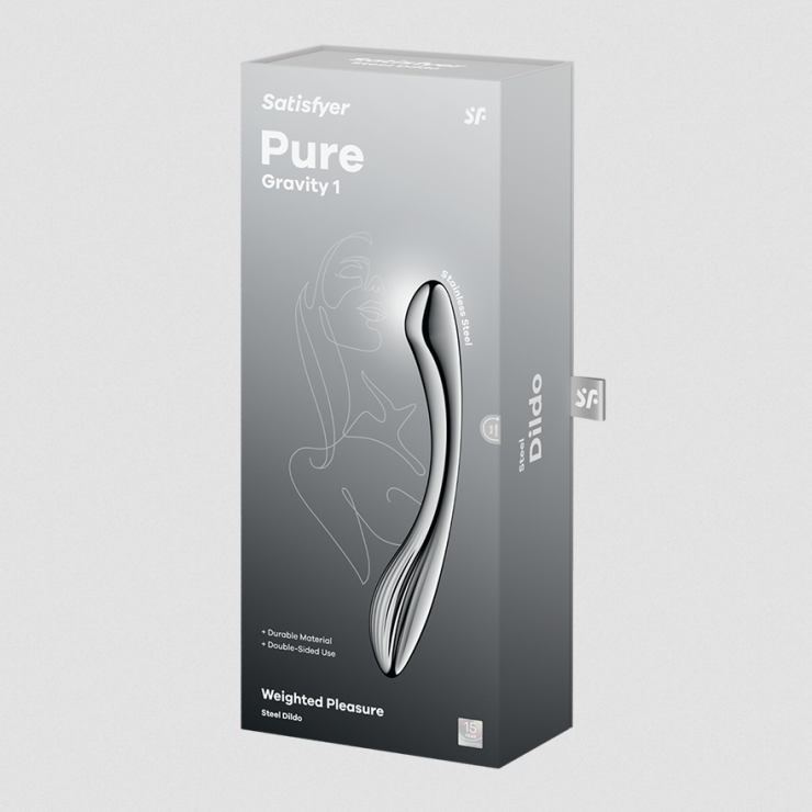 DILDO DOPPIO IN ACCIAIO INOX SUPER IGIENICO PER GIOCHI DI...