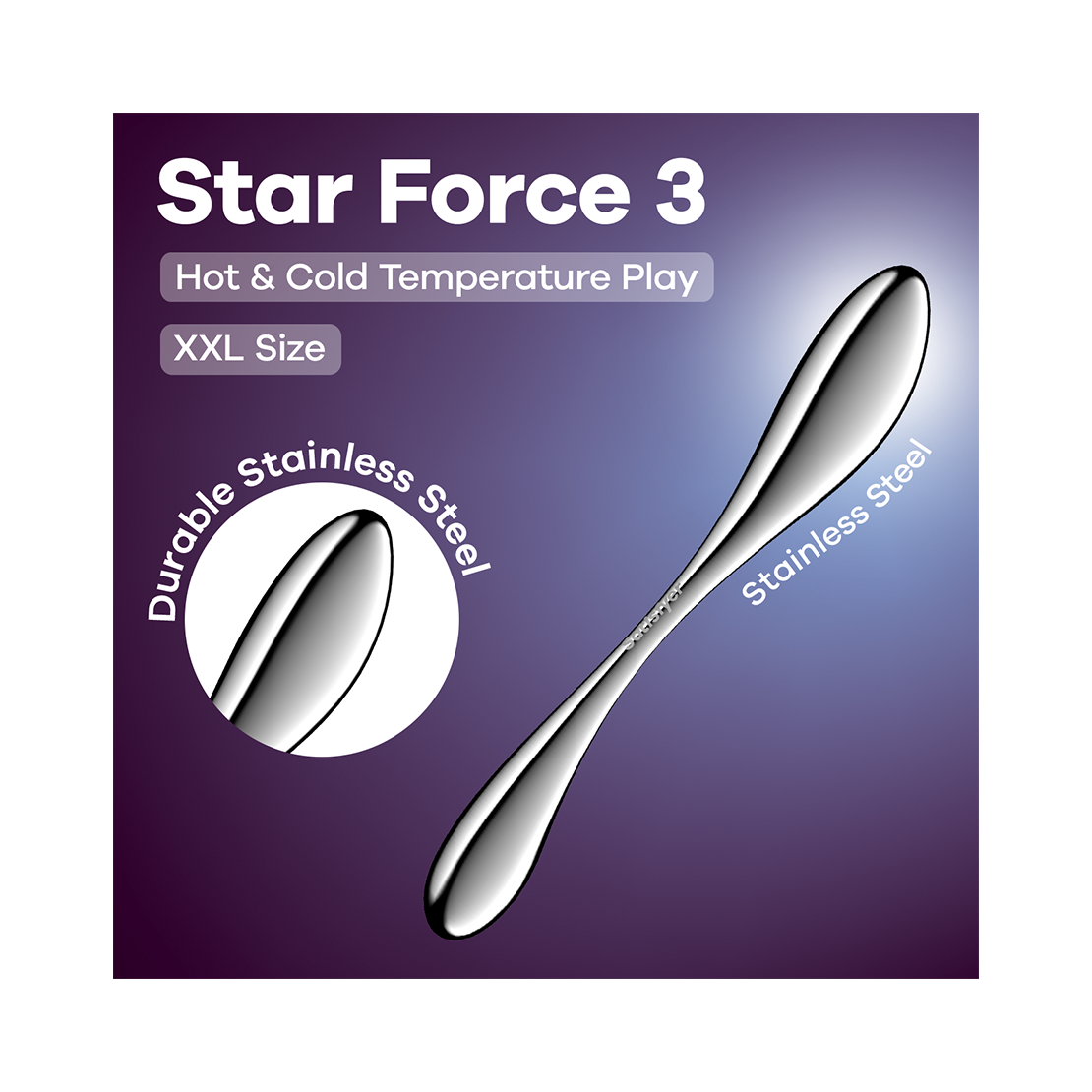 copy of DILDO DOPPIO STAR FORCE 3 SATISFYER