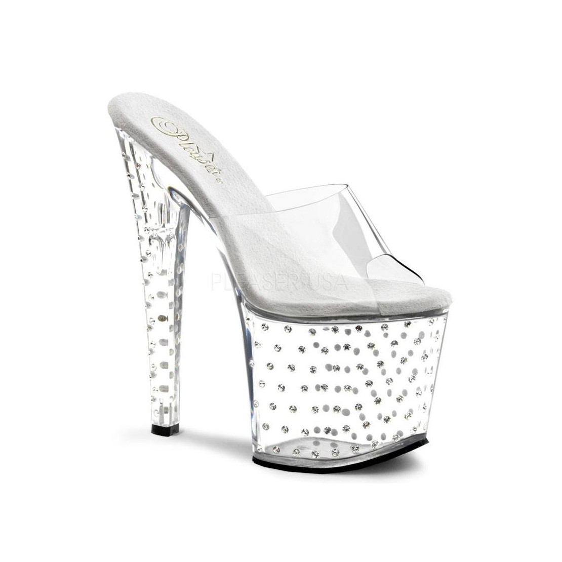 SANDALI STRASS TACCO 19 CM      