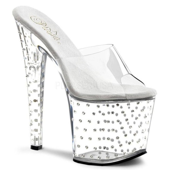 SANDALI STRASS TACCO 19 CM      
