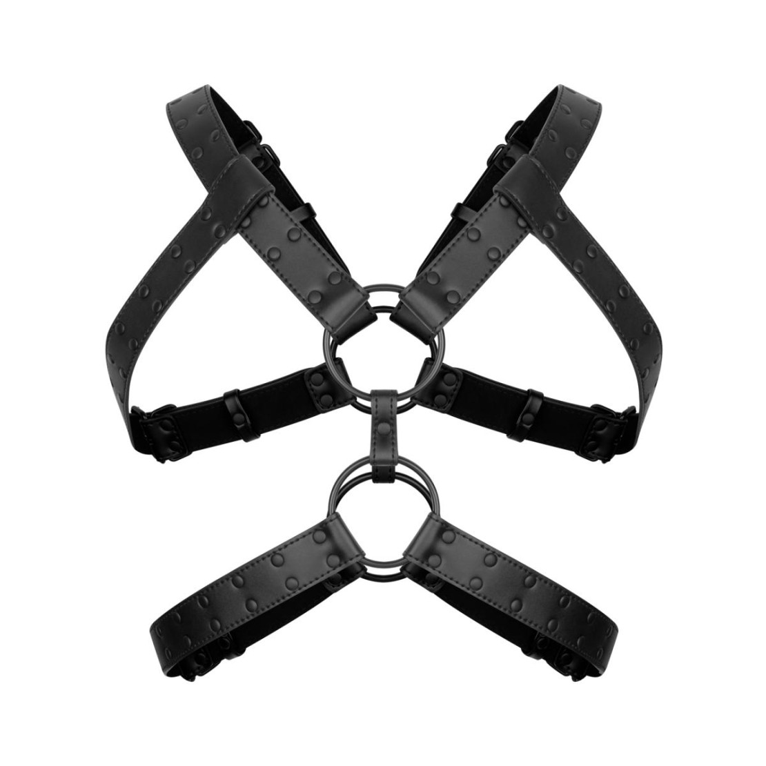 HARNESS PER UOMO IN SIMILPELLE REGOLABILE CON...