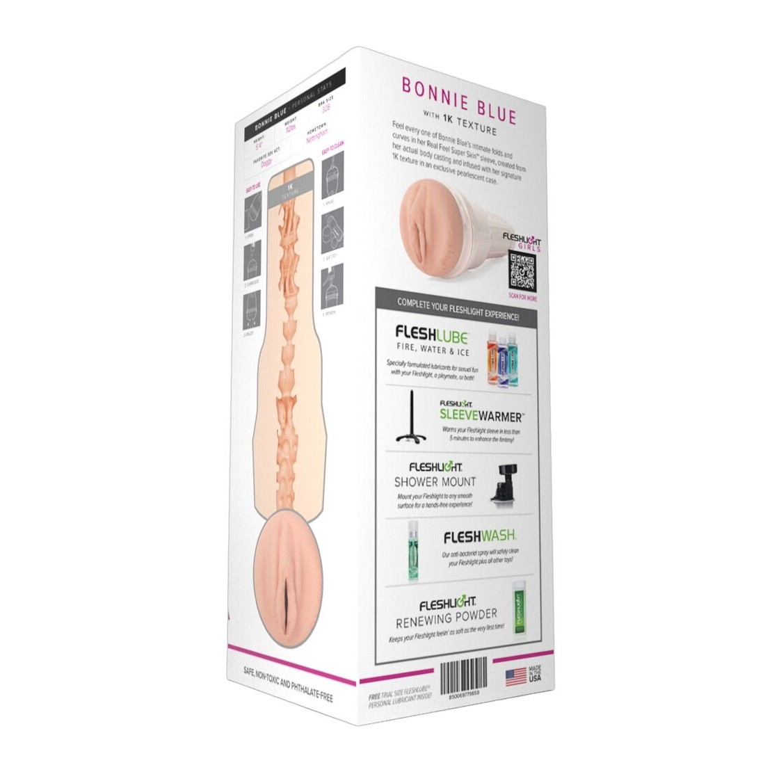 BONNIE BLUE FLESHLIGHT MASTURBATORE PER UOMO...
