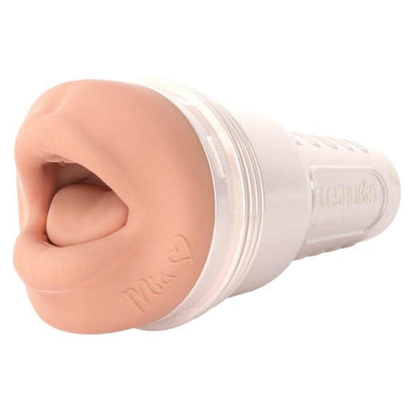MIA MALKOVA FLESHLIGHT MASTURBATORE UOMO A FORMA DI BOCCA
