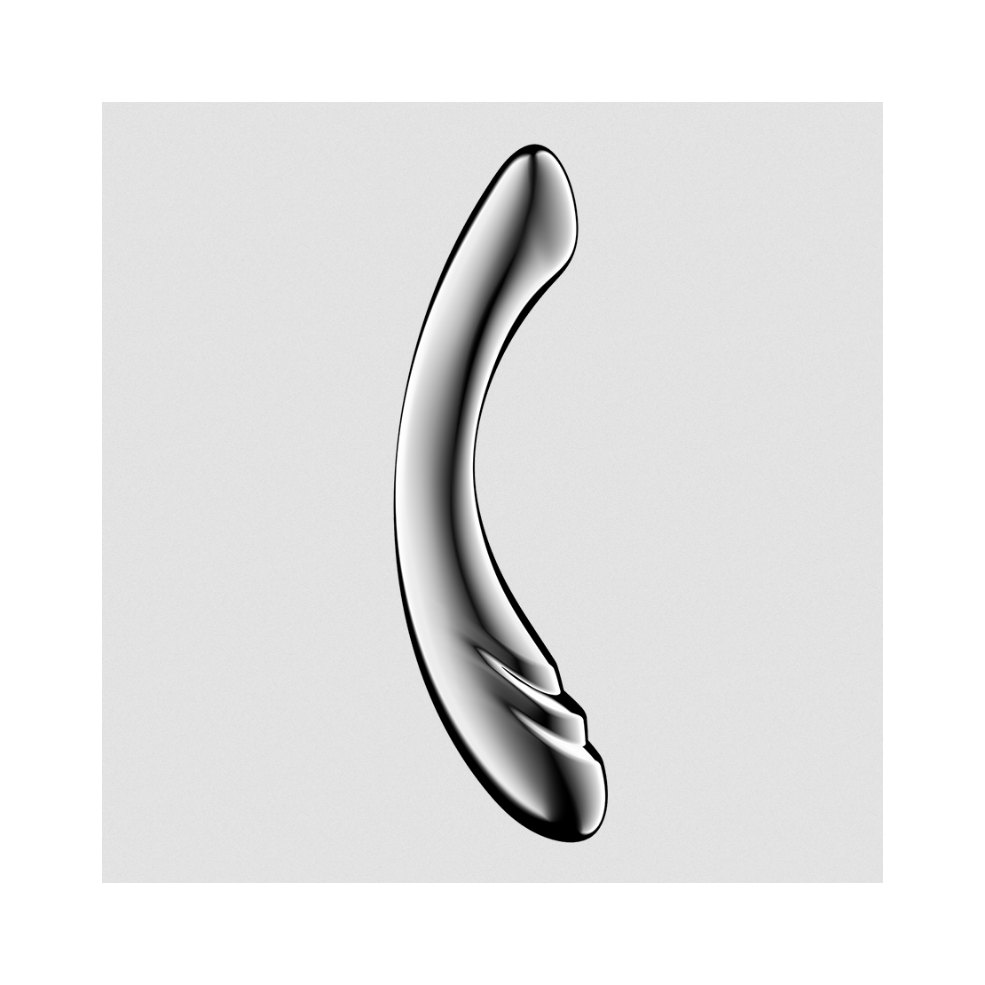 DILDO DOPPIO IN ACCIAIO INOX CON RILIEVI PER...