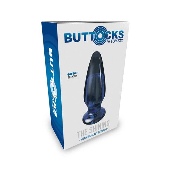 PLUG ANALE IN VETRO VIBRANTE RICARICABILE THE SHINING BUTTOCKS