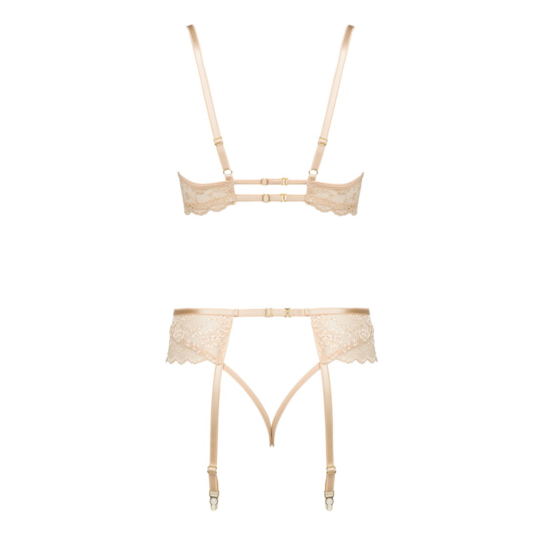 COMPLETO 3 PEZZI INTIMO SEXY DA DONNA ROSE SET...