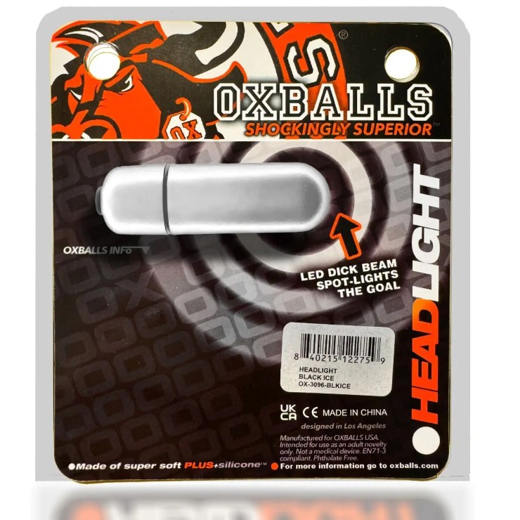ANELLO DOPPIO PER IL PENE CON LUCE LED IN SILICONE OXBALLS 2