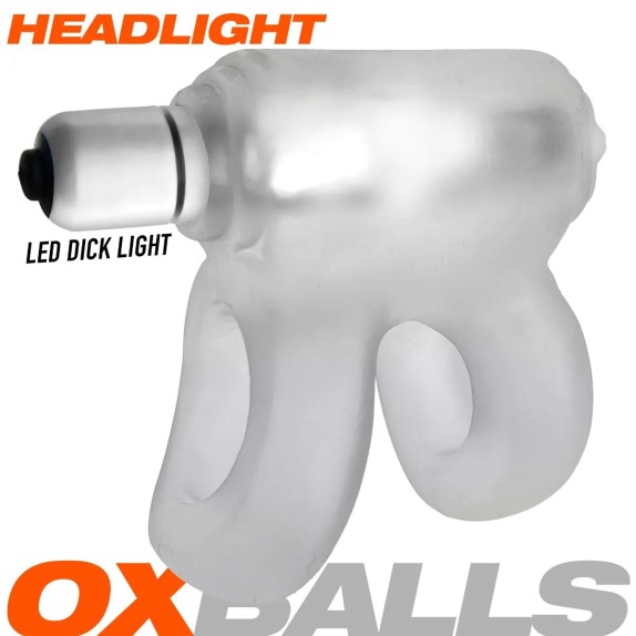 ANELLO DOPPIO PER IL PENE CON LUCE LED IN SILICONE OXBALLS