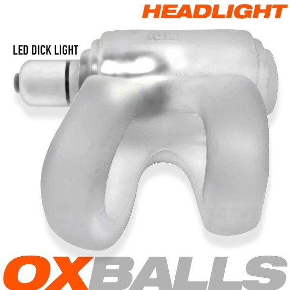ANELLO DOPPIO PER IL PENE CON LUCE LED IN SILICONE OXBALLS