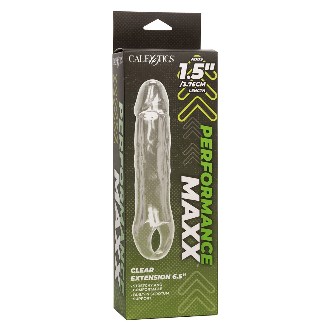 GUAINA PROLUNGA TRASPARENTE PER UOMO 21 CM CON...