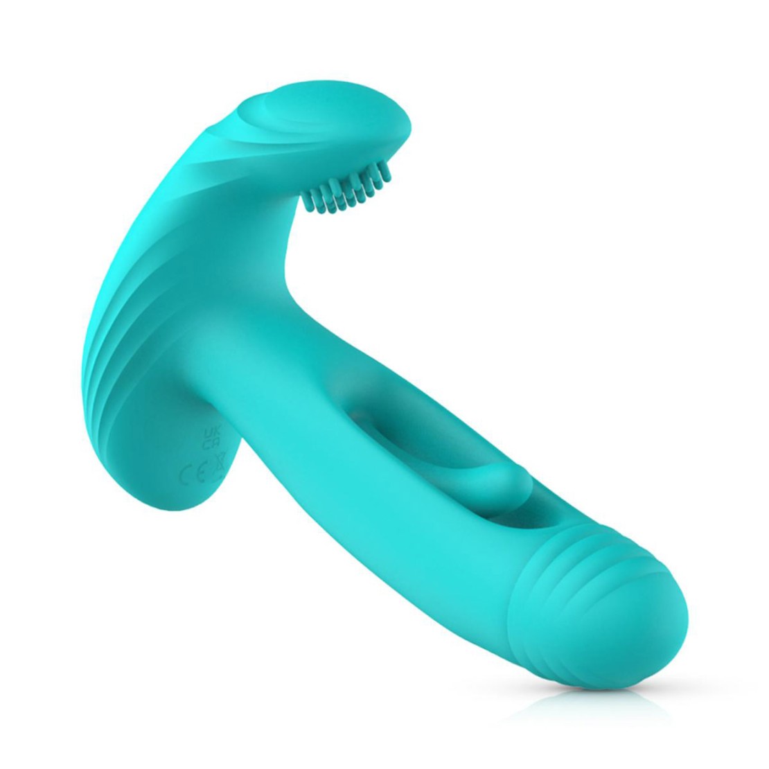 VIBRATORE DOPPIO PER IL PUNTO G CON LINGUA...