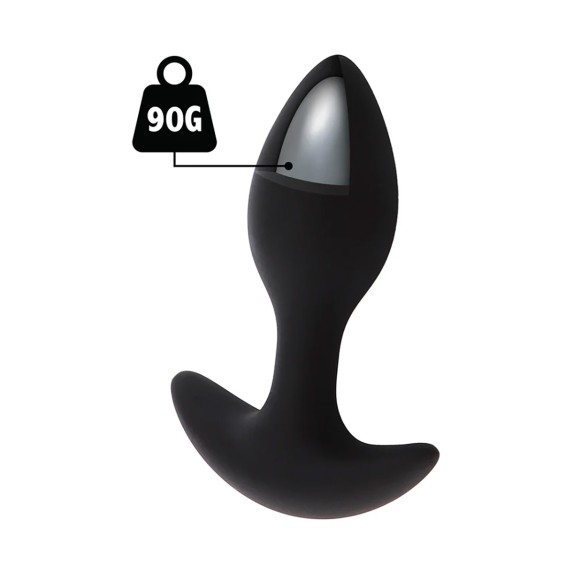 PLUG ANALE IN SILICONE LIQUIDO CON PESO INTERNO 90G HIDDEN DESIRE
