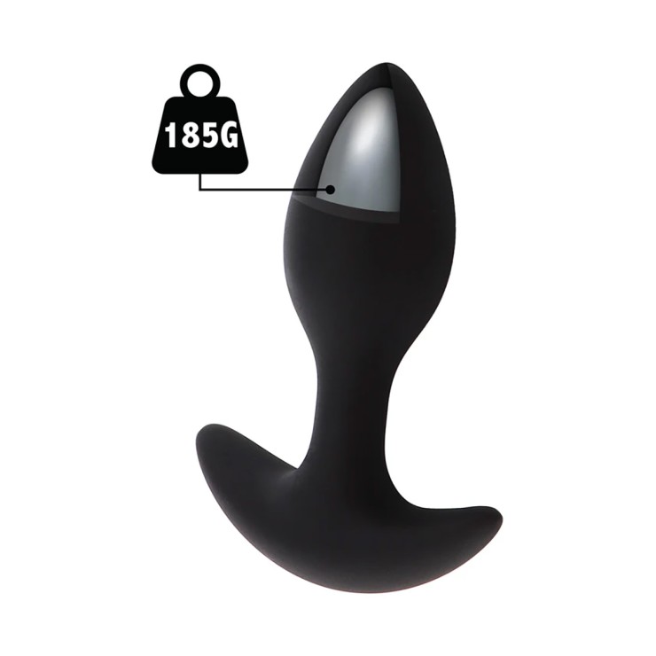 PLUG ANALE IN SILICONE LIQUIDO CON PESO INTERNO 185G 2