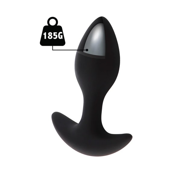 PLUG ANALE IN SILICONE LIQUIDO CON PESO INTERNO 185G