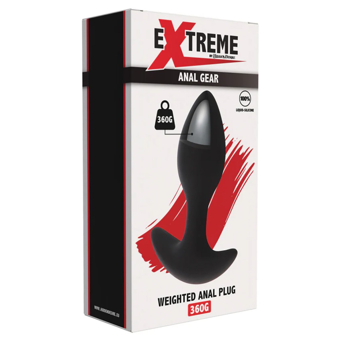 PLUG ANALE IN SILICONE LIQUIDO CON PESO INTERNO...