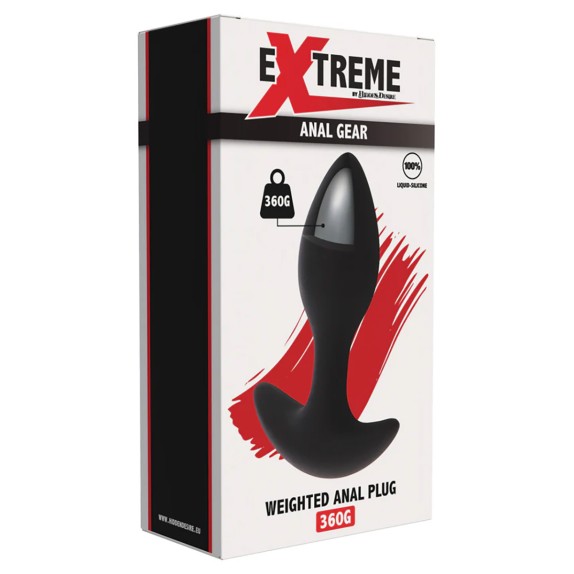 PLUG ANALE IN SILICONE LIQUIDO CON PESO INTERNO 360G HIDDEN DESIRE