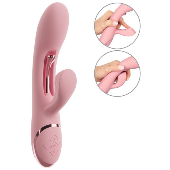 VIBRATORE RABBIT AVENOR CON STIMOLAZIONE PUNTO G E TASTO CLIMAX