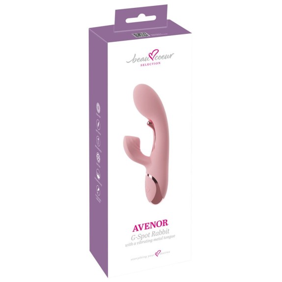 VIBRATORE RABBIT AVENOR CON STIMOLAZIONE PUNTO G E TASTO CLIMAX