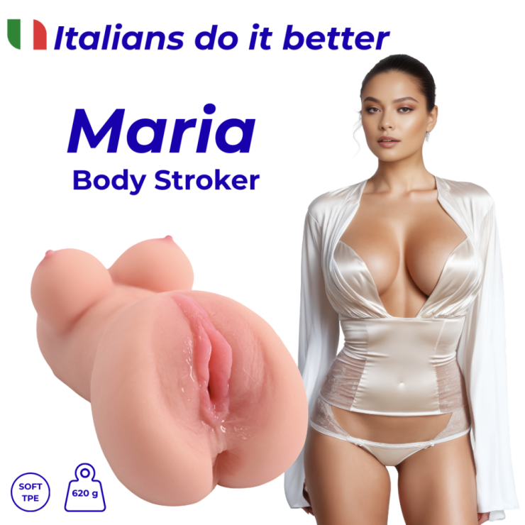 MASTURBATORE A FORMA DI BUSTO REALISTICO FORMATO COMPATTO...