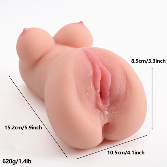 MASTURBATORE A FORMA DI BUSTO REALISTICO FORMATO COMPATTO MARIA BODY STROKER