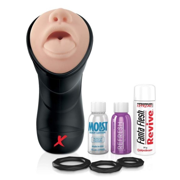 MASTURBATORE PER UOMO SEX TOY VIBRANTE GOLA PROFONDA