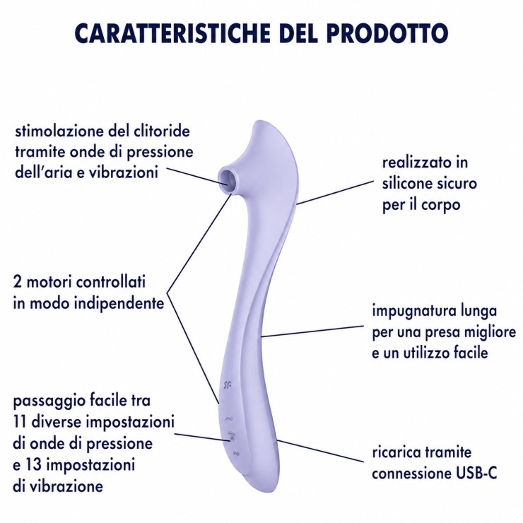 STIMOLATORE CLITORIDEO EASY LOVER CON SUZIONE E... 2