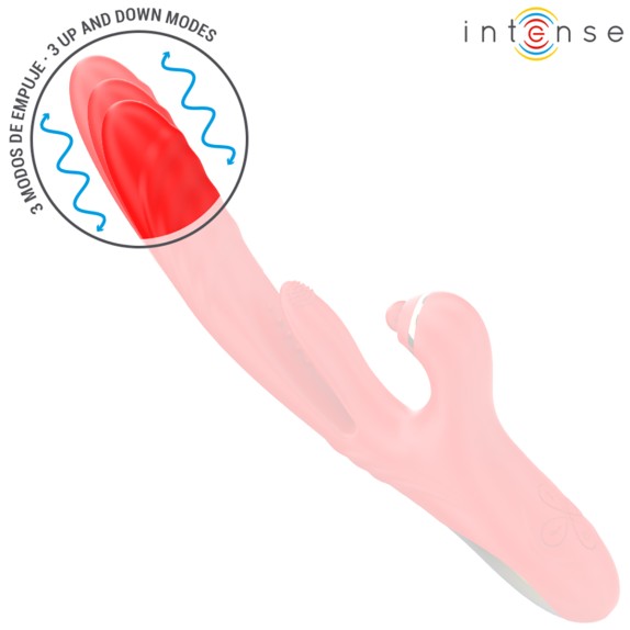 VIBRATORE RABBIT ROSALIA CON MOVIMENTO A SPINTA LINGUA INTERNA E VIBRAZIONE