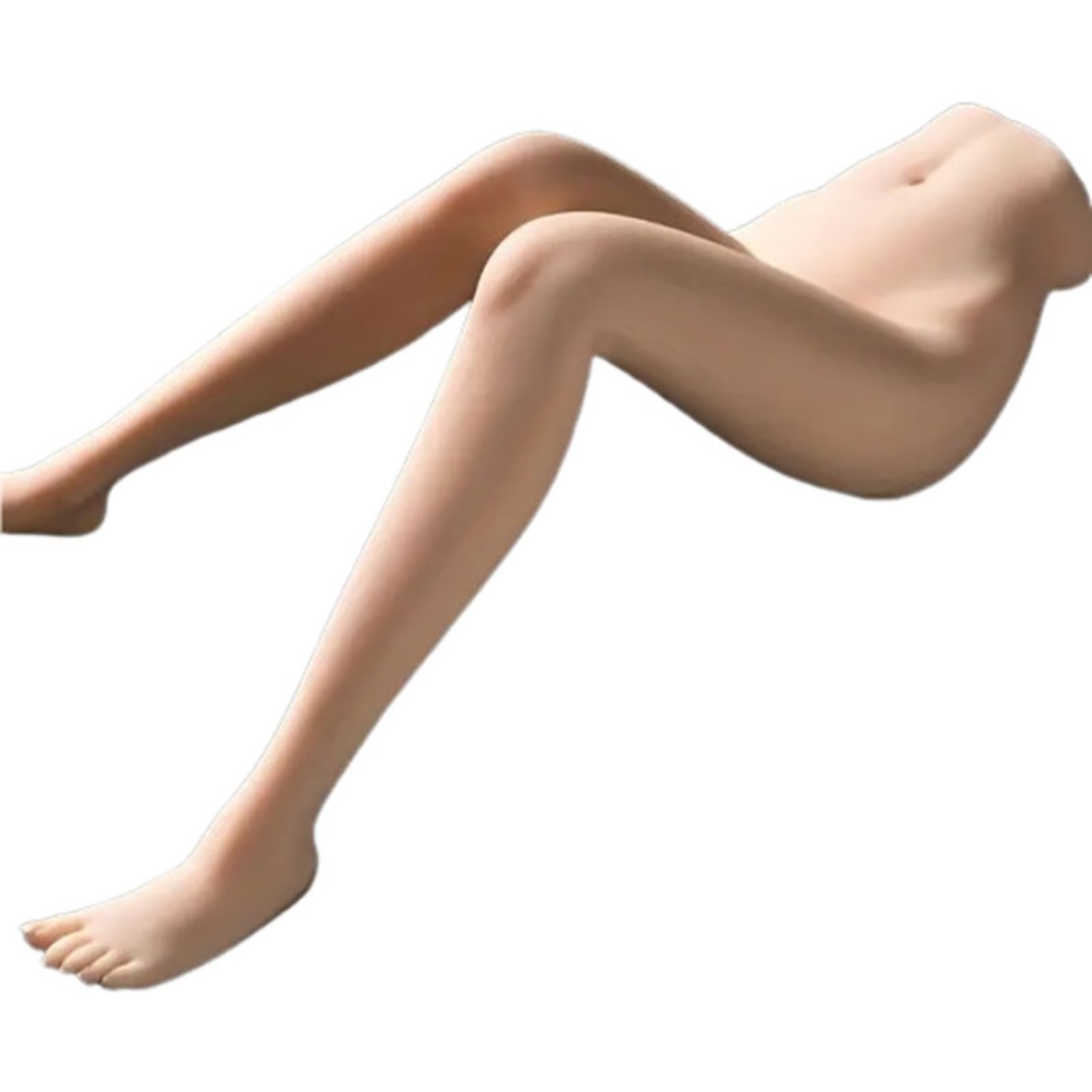 GAMBE FEMMINILI IN SILICONE CON VAGINA E ANO...