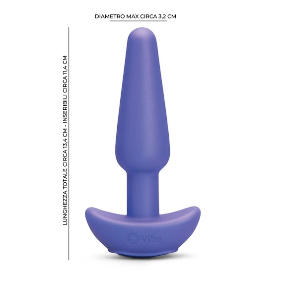 SHAKE PLUG ANALE VIBRANTE IN SILICONE RICARICABILE B-VIBE