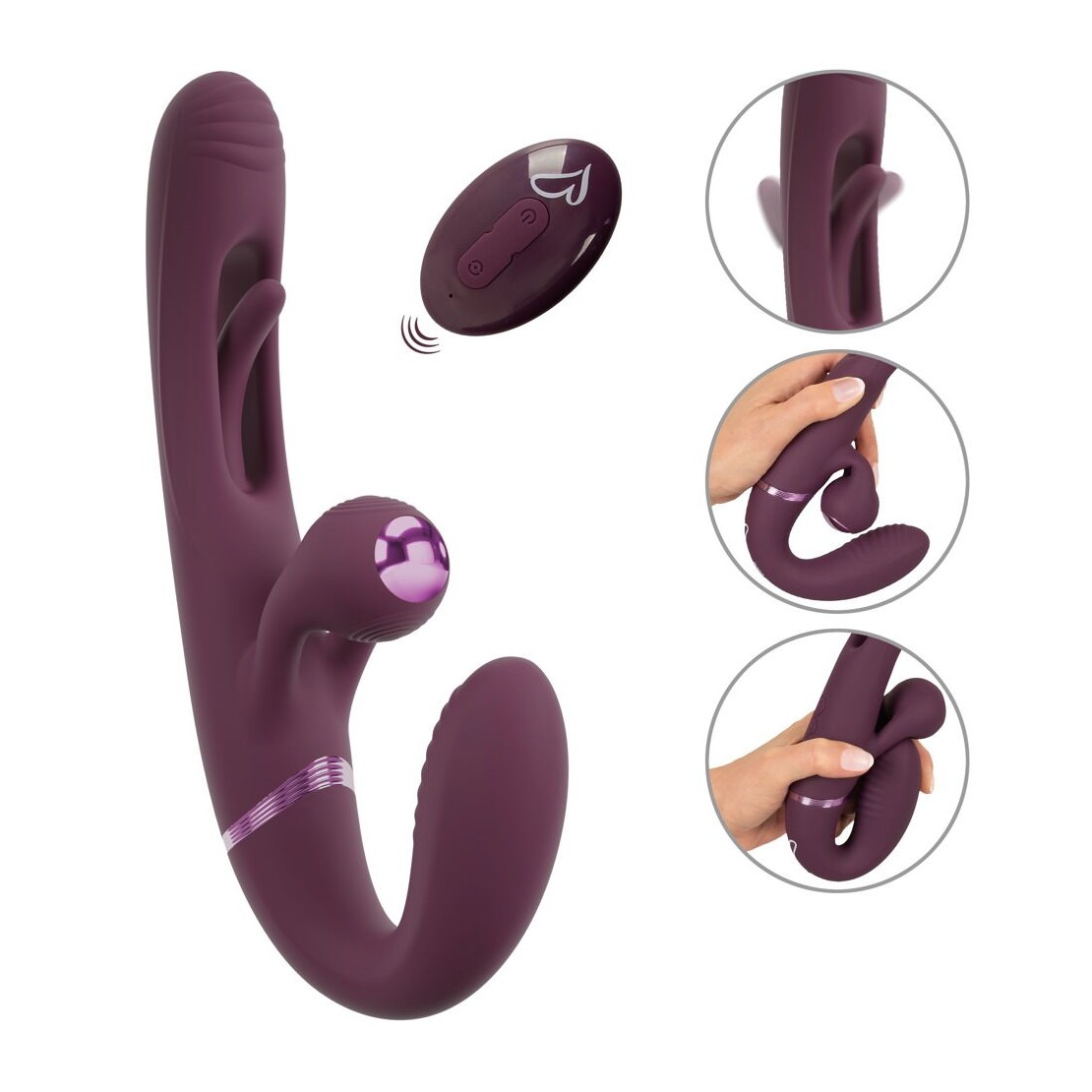 STRAPLESS CON LINGUA INTERNA E STIMOLATORE...