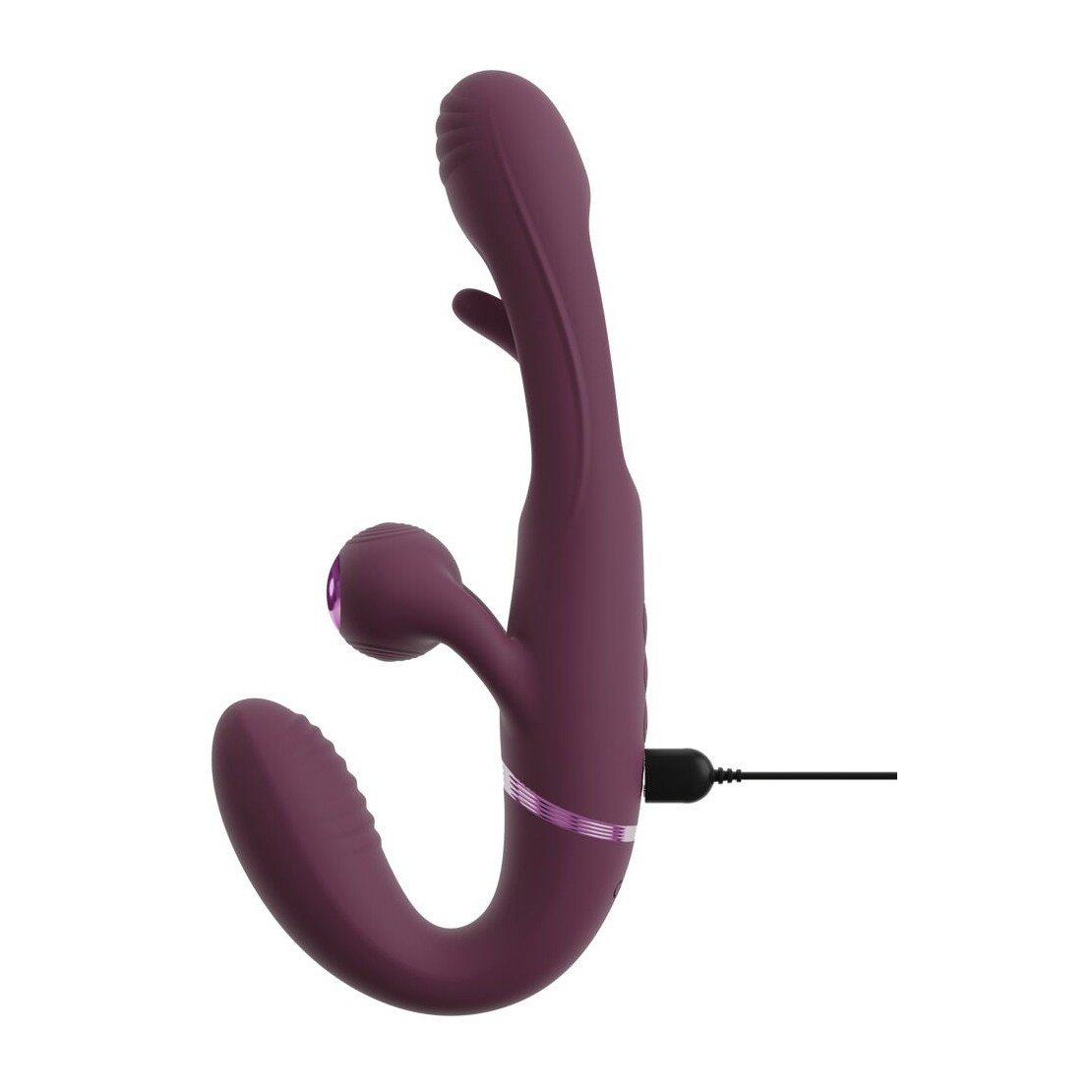 STRAPLESS CON LINGUA INTERNA E STIMOLATORE...