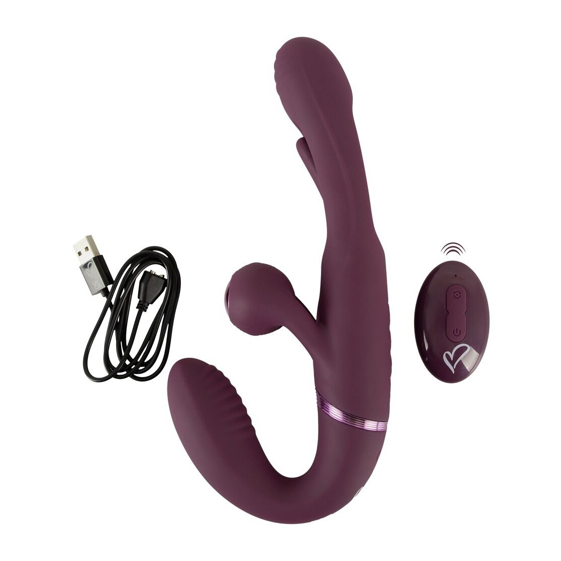 STRAPLESS CON LINGUA INTERNA E STIMOLATORE...