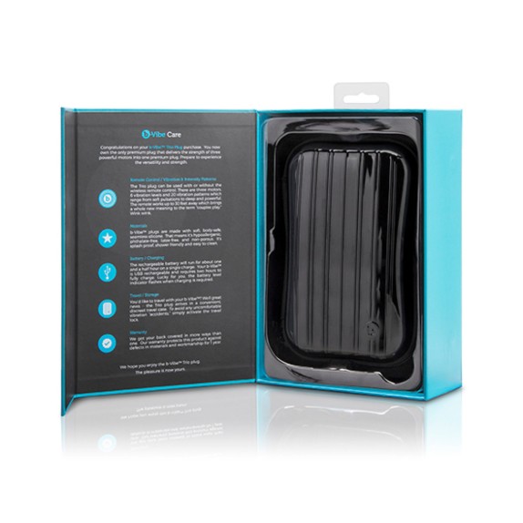 TAPPO ANALE IN SILICONE CON TELECOMANDO WIRELESS B-VIBE NOVICE