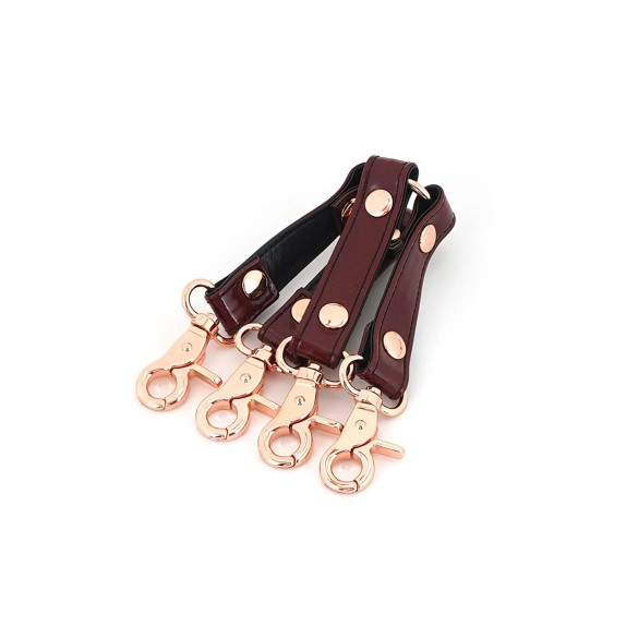 copy of HOGTIE SEXY IN PELLE BOVINA ROSSA CON MOSCHETTONI LIEBE SEELE