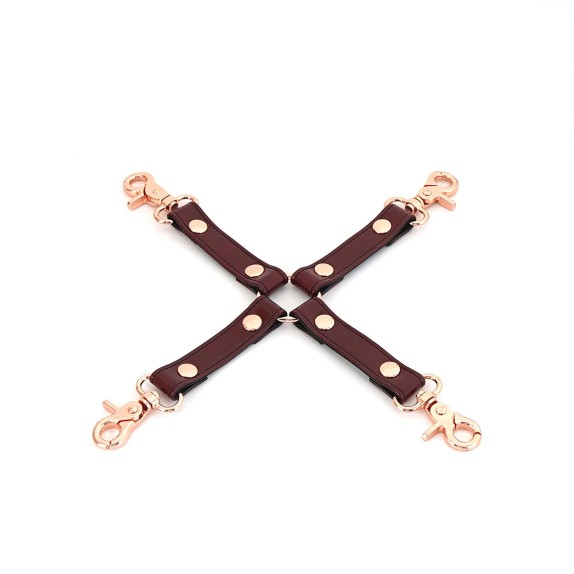 copy of HOGTIE SEXY IN PELLE BOVINA ROSSA CON MOSCHETTONI LIEBE SEELE