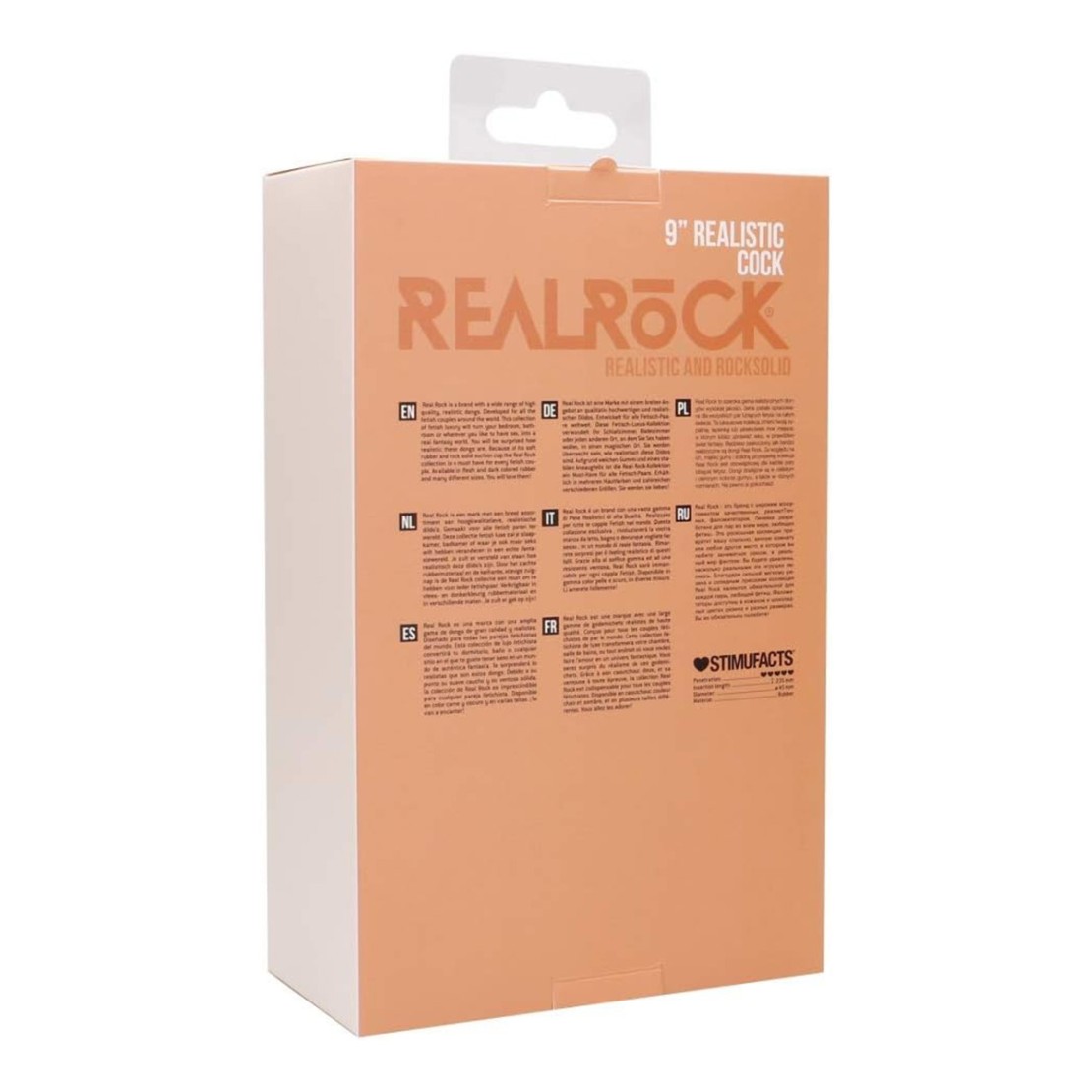 FALLO REALISTICO CON VENTOSA 23 CM
