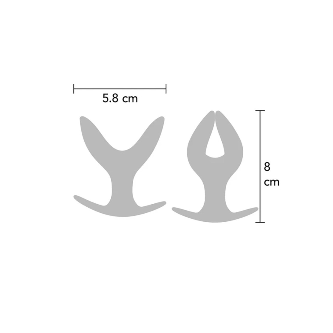PLUG ANALE IN SILICONE CON FORMA AD ANCORA...